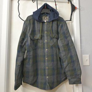 Legendary Outfitters‎ men shirt jacket Green M L XL XXL